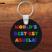 T-shirts van de Kleuren van Abuela van het Sleutelhanger (Voorkant)