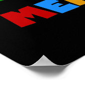 T-shirts van de Kleuren van Memaw van het best-est Poster (Hoek)