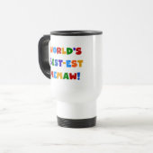 T-shirts van de Kleuren van Memaw van het Reisbeker (Voorkant links)