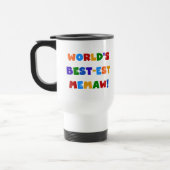 T-shirts van de Kleuren van Memaw van het Reisbeker (Links)