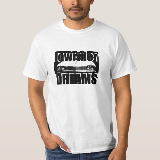 T - shirts van de "LOWRIDER DREAMS" van InnovativD (Voorkant)