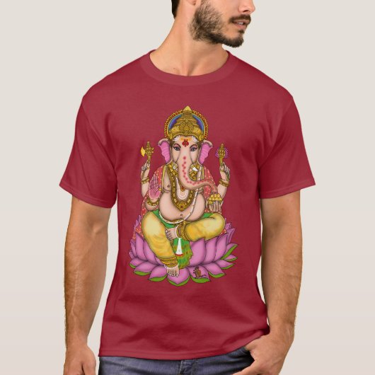 T-Shirts van Heer Ganesha (Voorkant)