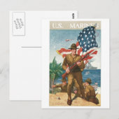 T - shirts van het Amerikaanse militaire Poster,  Briefkaart (Voorkant / Achterkant)