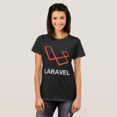 T - shirts van het Php-kaderprogramma Laravel (Voorkant volledig)