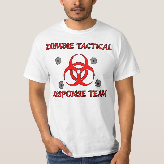 T - shirts van het Zombie Outbreak-team tactische  (Voorkant)