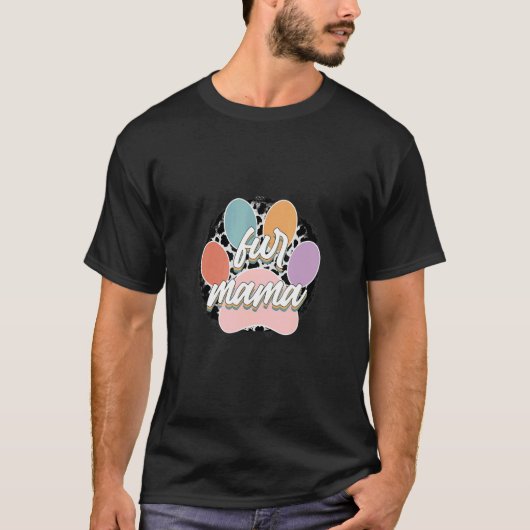 t - shirts van honden voor vrouwen hond mama 3 (Voorkant)