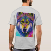 T - shirts van houtwolven (Achterkant)