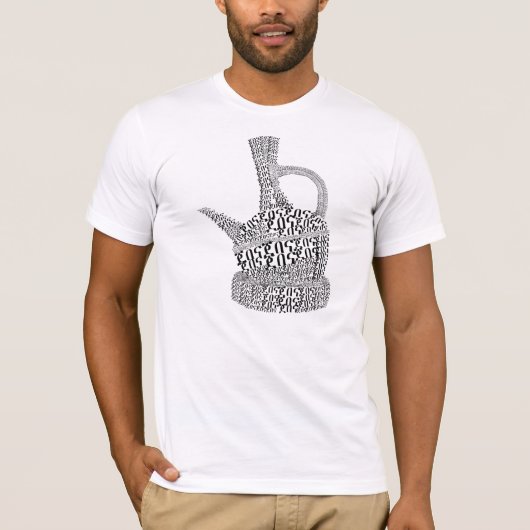 T - shirts van Jebena/Ethiopian Coffee Pot (Voorkant)