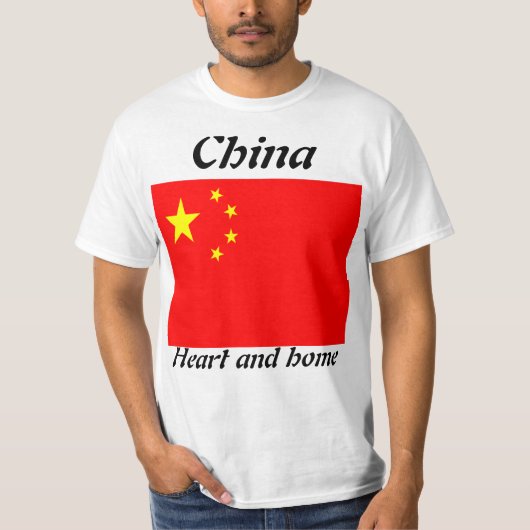 t-shirts van mannen uit het hart en het thuisland (Voorkant)