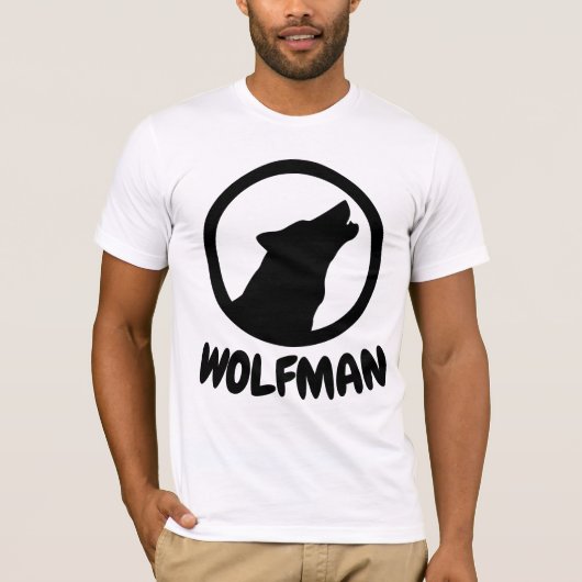 T-shirts van Mannen van de WOLFMAN Funny (Voorkant)