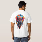 T-shirts van premiumkwaliteit waar je graag mee ro (Achterkant volledig)
