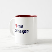 T-shirts voor acemaker | Goed geschenken ophalen Tweekleurige Koffiemok (Voorkant links)