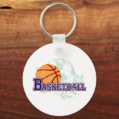 T-shirts voor Basketball en Gifts Sleutelhanger (Voorkant)