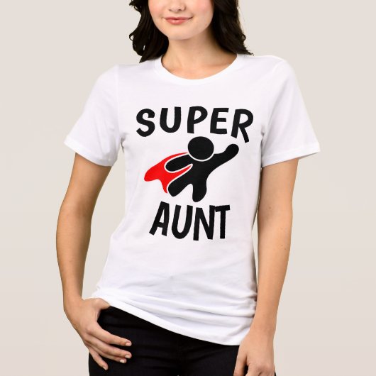 T-shirts voor BEDRAG, SUPER AUNT (Voorkant)