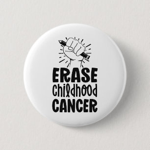 T-shirts voor bewustwording van kanker bij kindere ronde button 5,7 cm