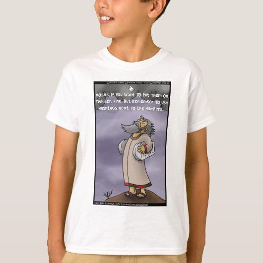 T - shirts voor Cartoon van de Londenaren Times (Voorkant)