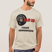 T - shirts voor de Cigar Aficionado's (Voorkant)