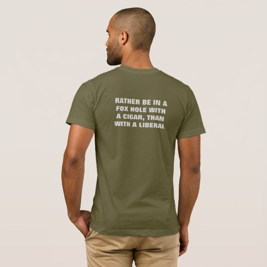 T - shirts voor de Cigar Aficionado's (Achterkant volledig)