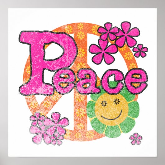  T-shirts voor de vrede en geschenken Poster (Voorkant)