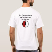 T-shirts voor elektricienswerk (Achterkant)