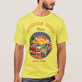 T-shirts voor familiefeest in kleur
