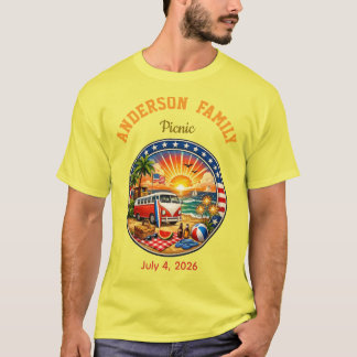 T-shirts voor familiefeest in kleur