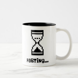 T-shirts voor het kweken van computerborstrokken v tweekleurige koffiemok