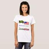 T-shirts voor jamericaanse vrouwen (Voorkant volledig)