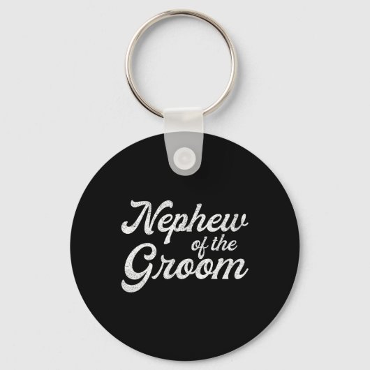 T-shirts voor kinderen neef van de bruidegom sleutelhanger (Voorkant)