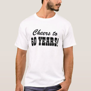 T-shirts voor mannen voor 60e verjaardagsfeest