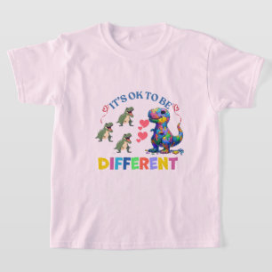 T-shirts voor meisjes - het is OK om anders te zij