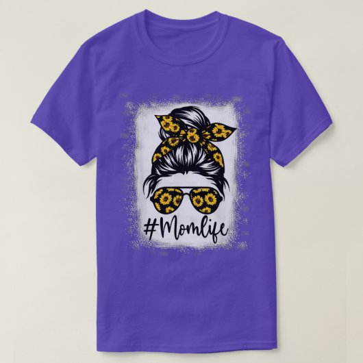 T - shirts voor Motherx27s Da met zonnebloem (Design voorkant)