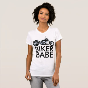 T-shirts voor motorfietsen voor dames, BIKER BABE