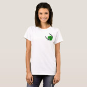 T-shirts voor St. Patrick's Day Lucky Dames-shirts (Voorkant volledig)