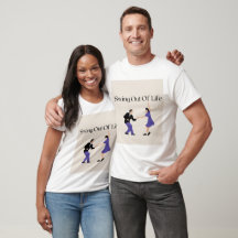 T-shirts voor Swing danser, Swing out