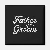 T-shirts voor vader van de bruidegom voor mannen  magneet (Voorkant)