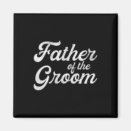 T-shirts voor vader van de bruidegom voor mannen  magneet (Voorkant)