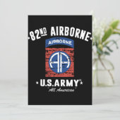 T-shirts voor veteranen van de 82e Airborne Divisi (Staand voorkant)