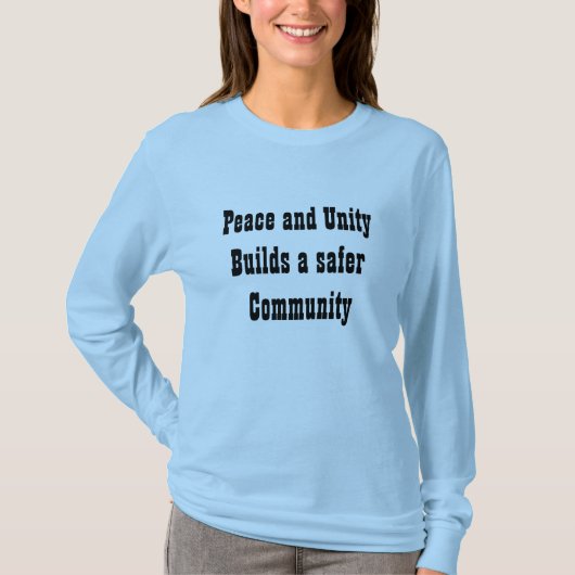T-shirts voor vrede en eenheid (Voorkant)