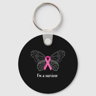 T-shirts voor vrouwen die borstkanker hebben overw sleutelhanger