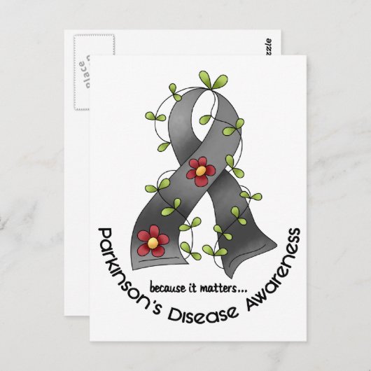 T - shirts VOOR ZIEKTEBEWUSTMAKING VAN PARKINSON M Briefkaart (Voorkant / Achterkant)