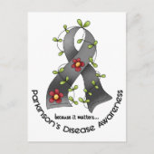 T - shirts VOOR ZIEKTEBEWUSTMAKING VAN PARKINSON M Briefkaart (Voorkant)