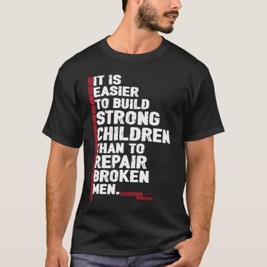 T - shirts voor zwarte-geschiedenismaand Frederick (Voorkant)