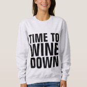 T-shirts WIJN, TIJD OM TE WIJNEN (Voorkant)