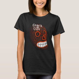T-shirts with skull drawings
