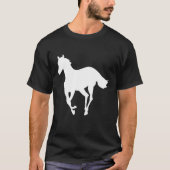 T-shirts Witte Deftones Pony (Voorkant)