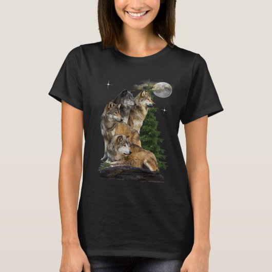 T-shirts wolvenwolvenkunst (Voorkant)