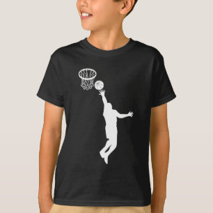 T-Shirtwatercolor basketbal, basketbal, mandje T-shirt