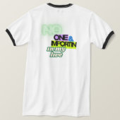 T-short T-shirt (Design achterkant)