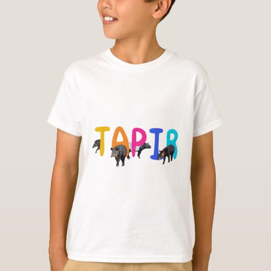 T staat voor Tapir T-shirt (Voorkant)